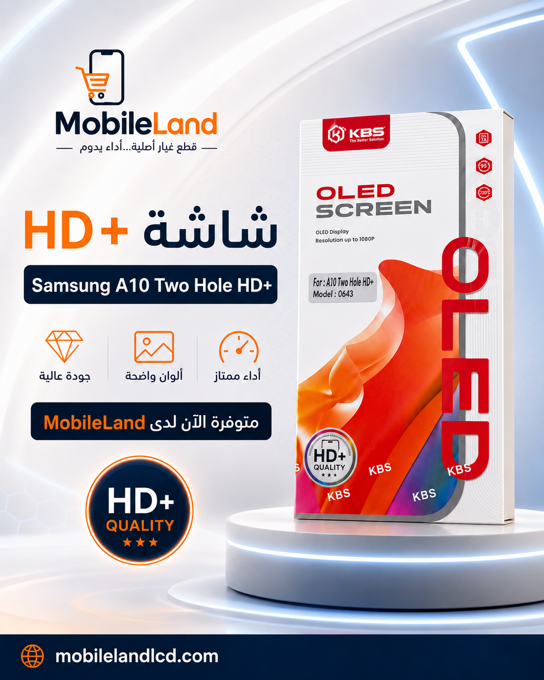 AFFICHEUR KBS SAMSUNG A10 TWO HOLE HD+