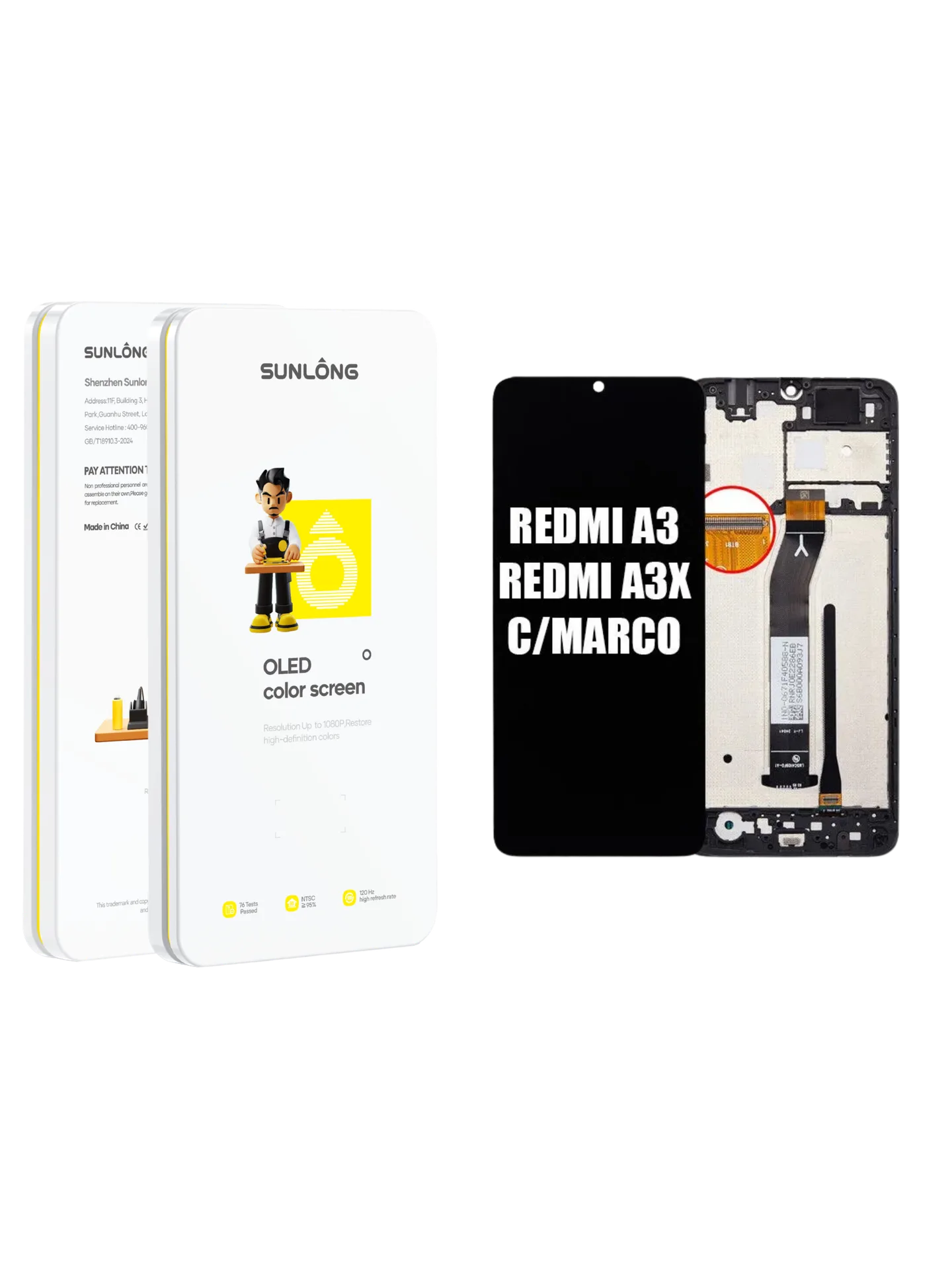 AFFICHEUR SUNLONG XIAOMI REDMI A3/A3X ORIGINAL