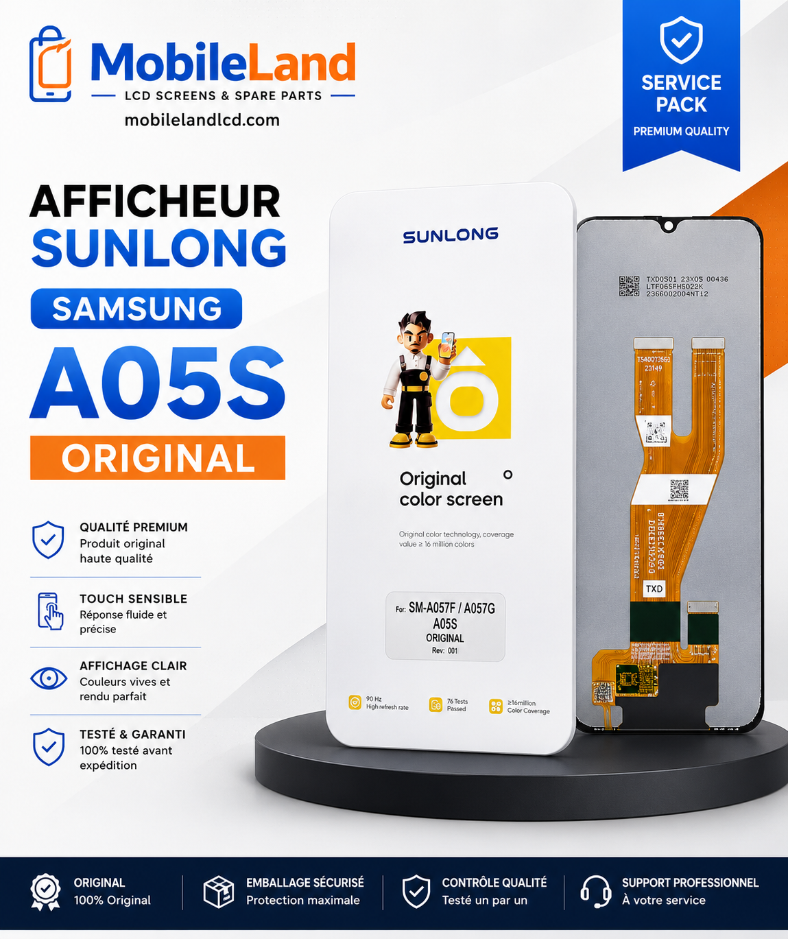 AFFICHEUR SUNLONG SAMSUNG A05S ORIGINAL