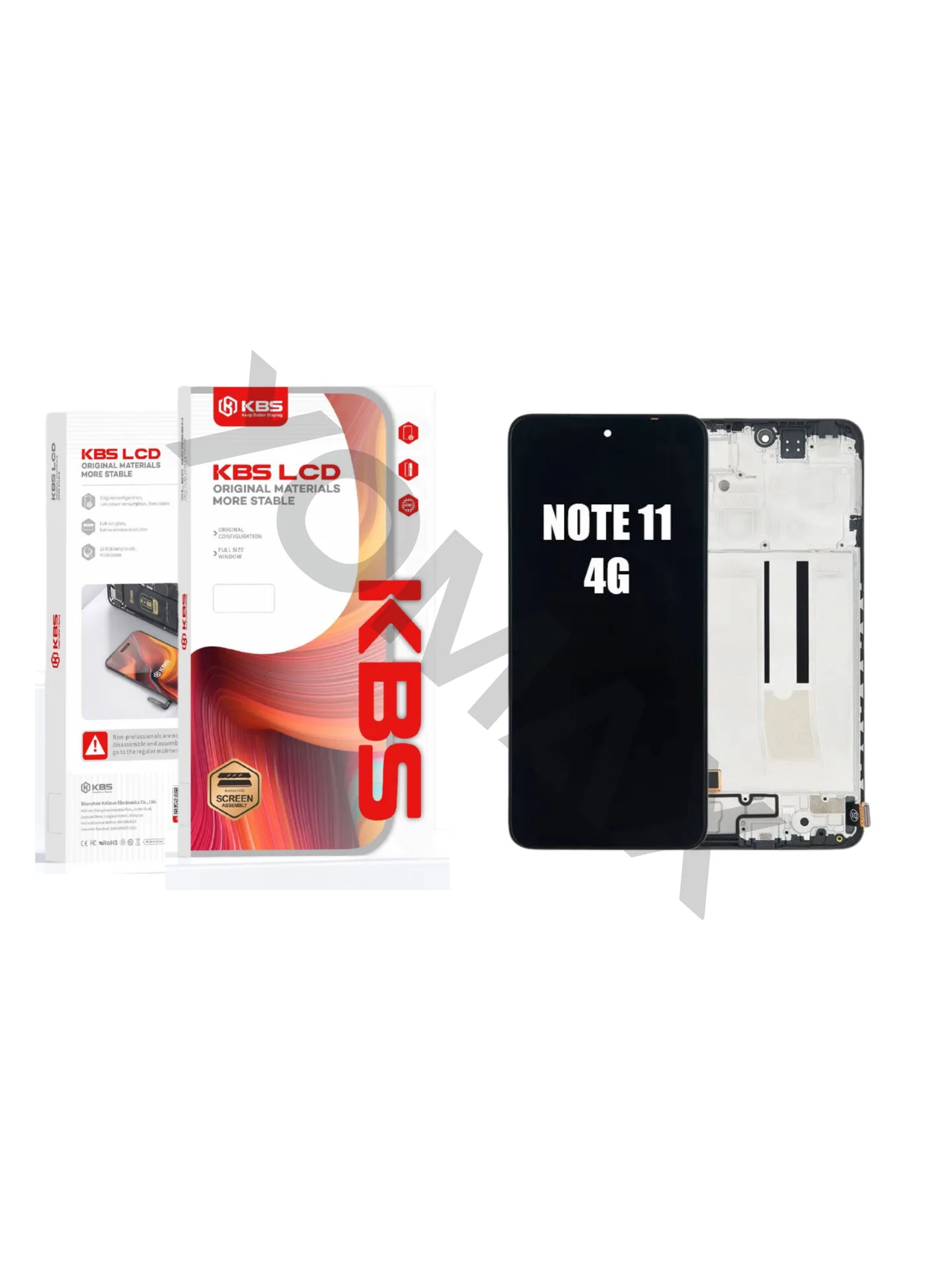 AFFICHEUR KBS XIAOMI REDMI NOTE 9 4G HD+