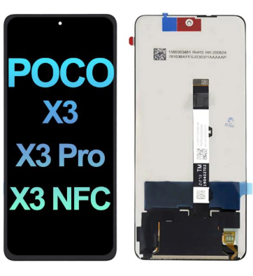 AFFICHEUR XIAOMI POCO X3/X3 PRO/MI 10T LITE BLACK