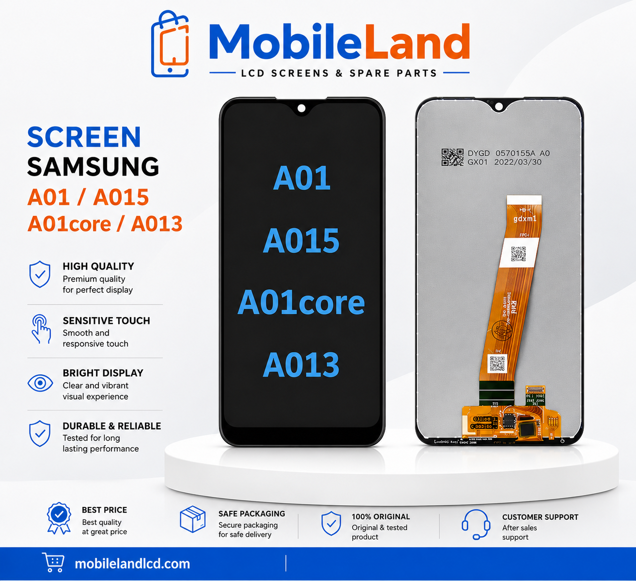 AFFICHEUR SAMSUNG A01 CORE ORG