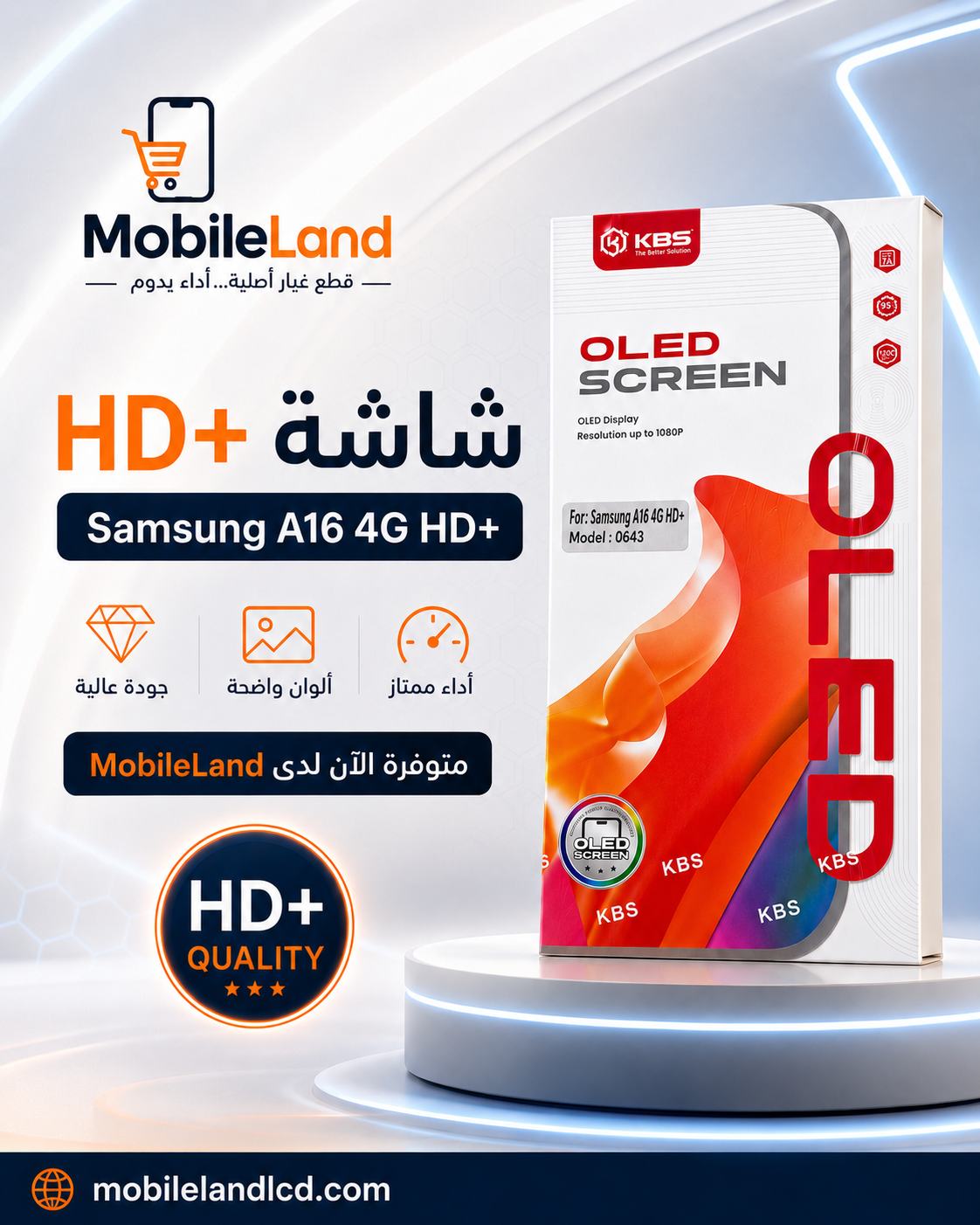 AFFICHEUR KBS SAMSUNG A16+FRAME 4G HD+