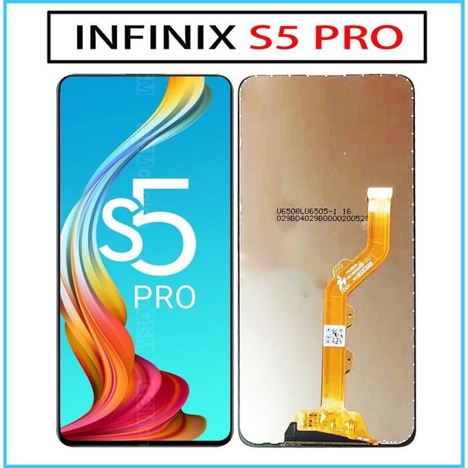 AFFICHEUR INFINIX X660/S5 PRO BLACK ORIGINAL