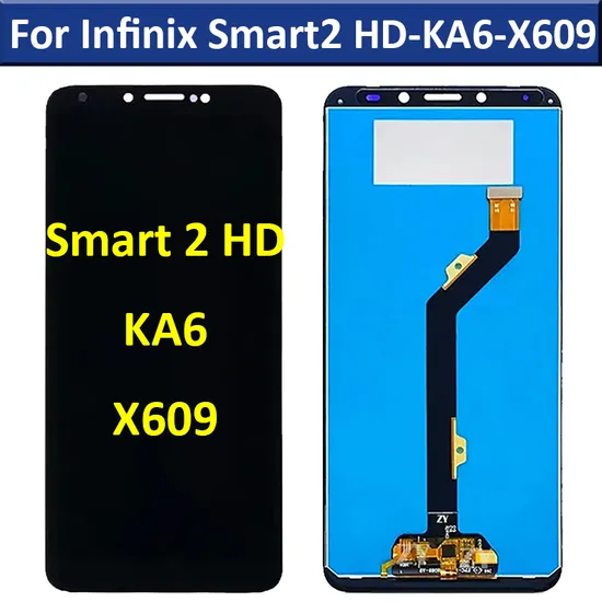AFFICHEUR INFINIX X609 GLASS BLACK ORIGINAL